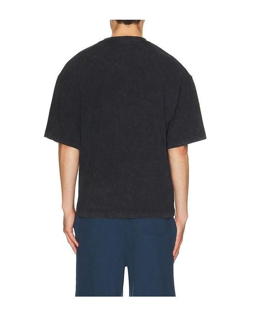 Daily Paper Black Shield Helmet Short Sleeve T-Shirt for men