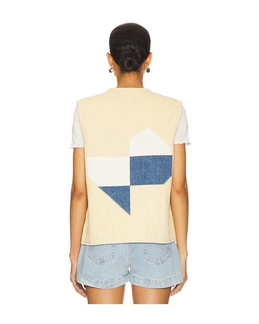 seventy + mochi White Aria Vest
