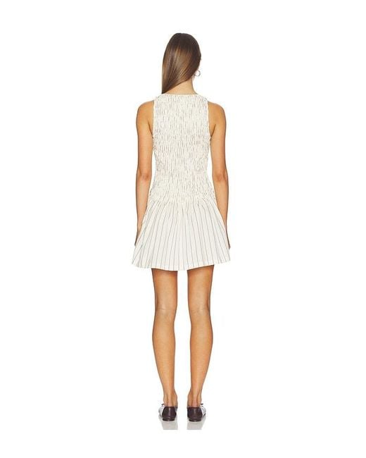 Faithfull The Brand White Maria Mini Dress