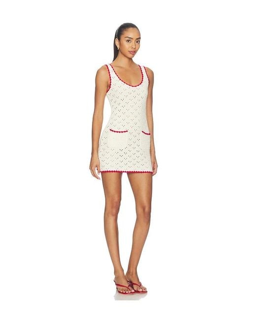MAJORELLE White Madisen Mini Dress