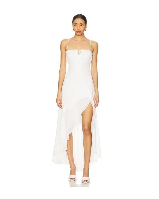 Amanda Uprichard White Odelia Maxi