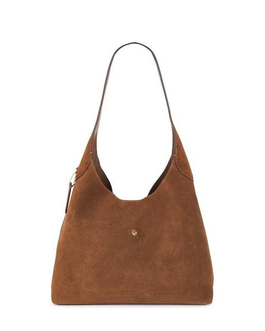 COACH Brown Brooklyn 34 Shoulder Bag