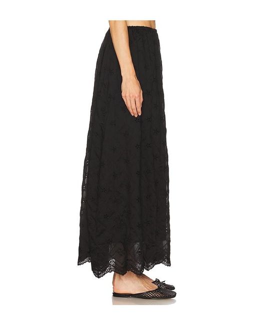 Tularosa Black Sofiya Maxi Skirt