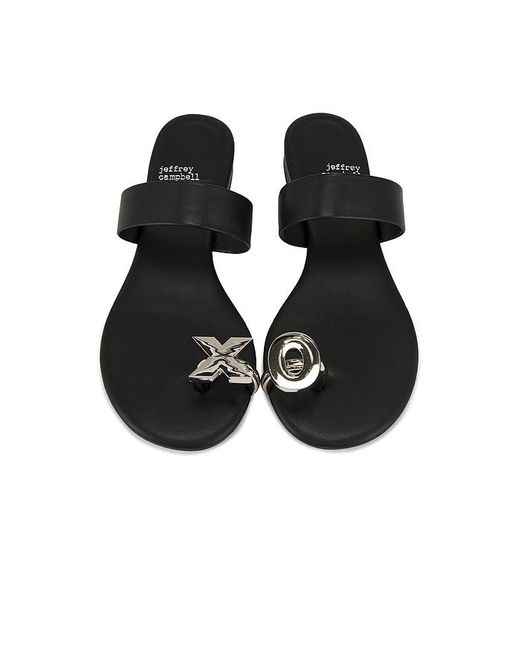 Jeffrey Campbell Black Dote-On Sandal