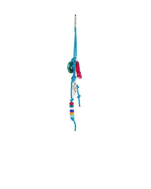 Timeless Pearly Metallic Charms Rope Keychain