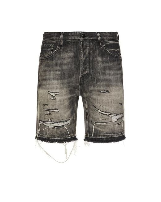 BBCICECREAM Cadet Crater Jean Shorts in Gray für Herren