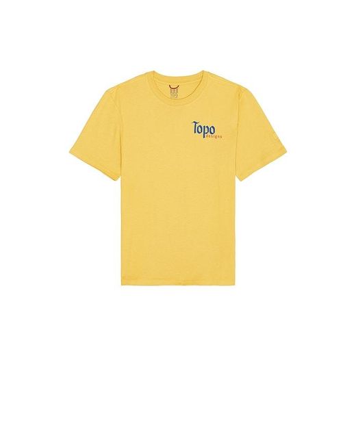 Topo Yellow Peak Tee for men