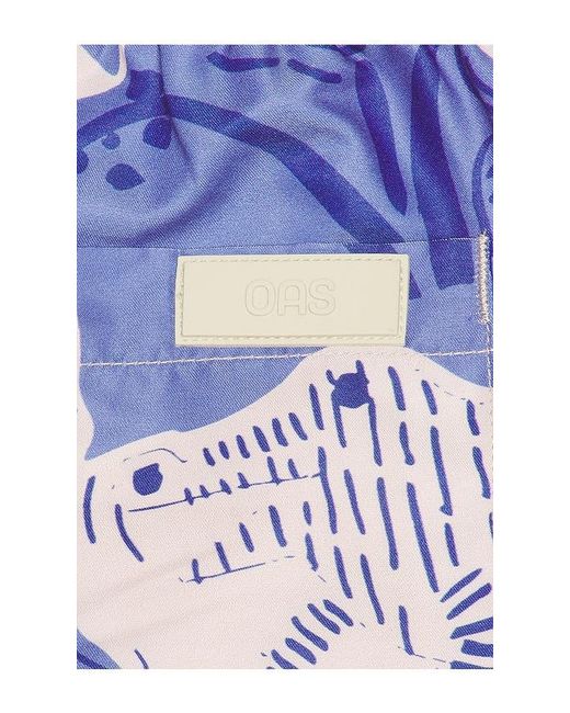 Oas Blue Mystea Swim Shorts for men