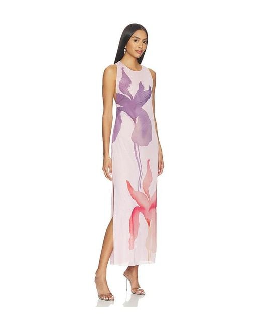 ViX Pink Twist Long Cover Up Dress