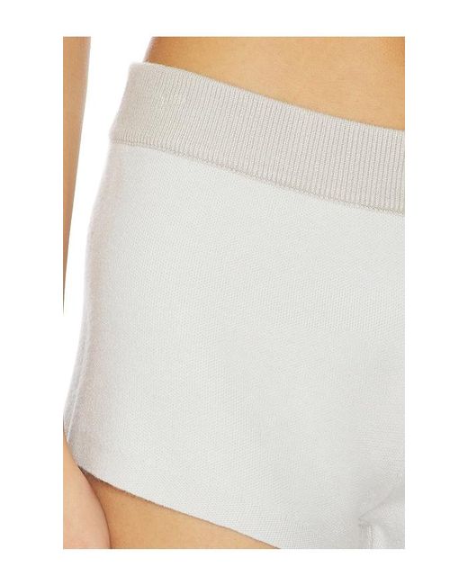 Lioness White Housewife Knit Short