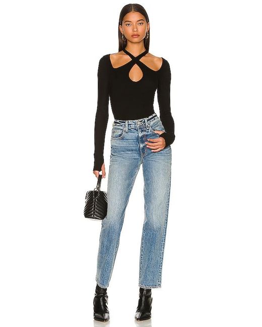 Michael Lauren Black Gael Top