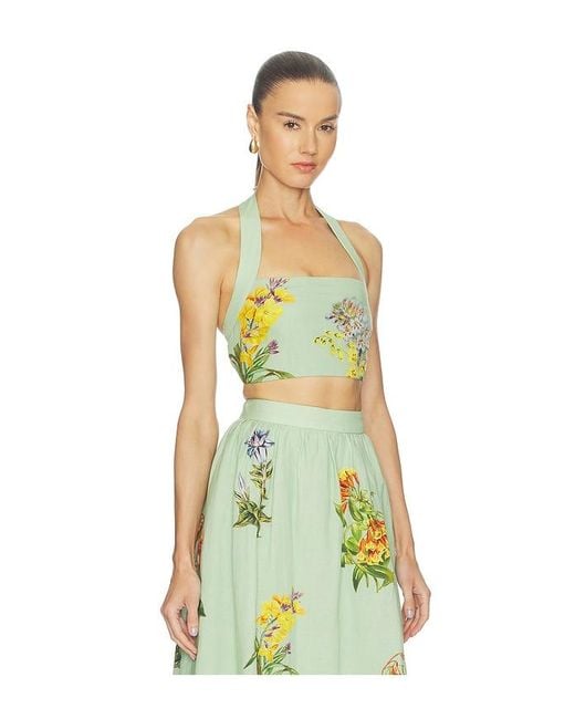 Hemant & Nandita White Crop Top