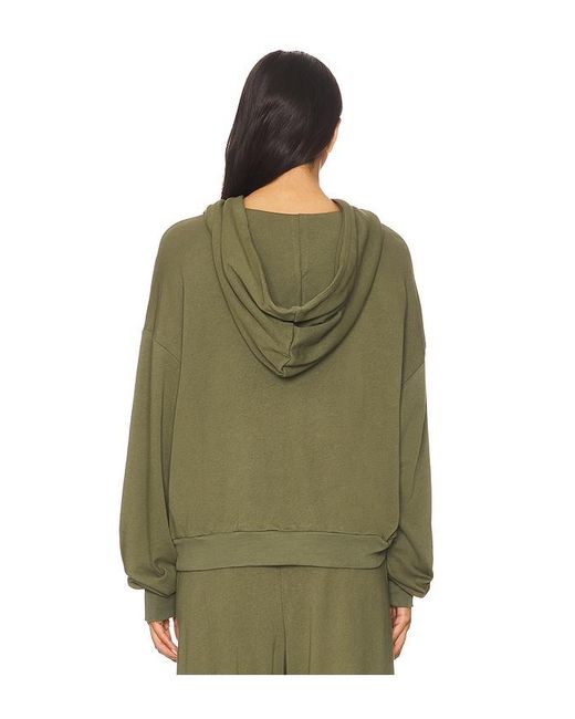 Lauren Moshi Green Cowboy Happyface Pullover Hoodie