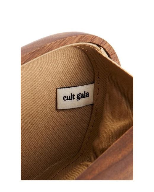 Cult Gaia Brown The Caldera Clutch