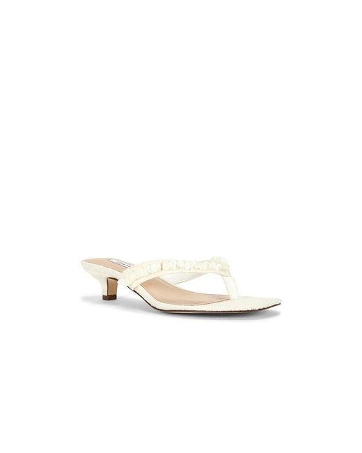 Steve Madden White Tracie Shell Sandal