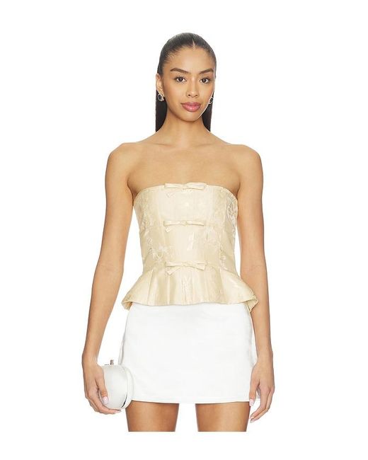 V. Chapman White Kinsley Top