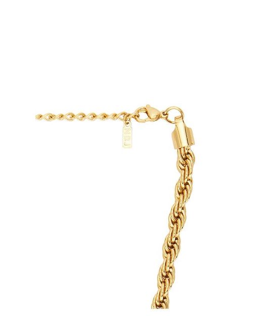 Natalie B. Jewelry Metallic Donatella Rope Chain Necklace