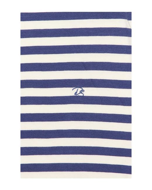 DUNST Blue Striped Tee Shirt for men