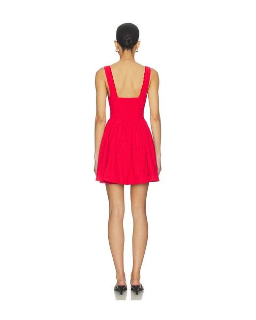 Free People Red Can'T Help It Mini Dress