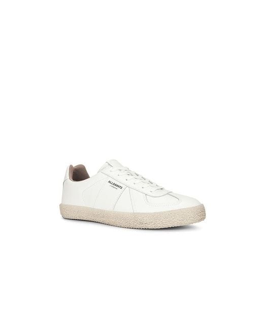 Jaimee Lthr Low Top En Color Blanco Talla En AllSaints de hombre de color White