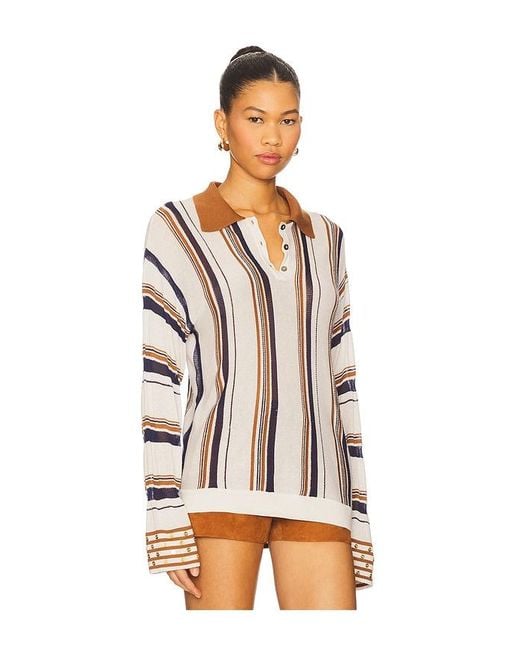 Siedres Orange Ira Top