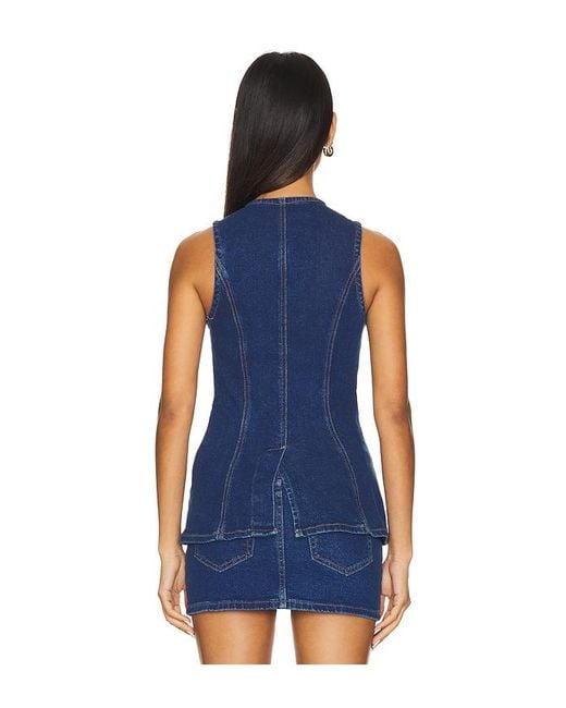 MORE TO COME Blue Maeve Top