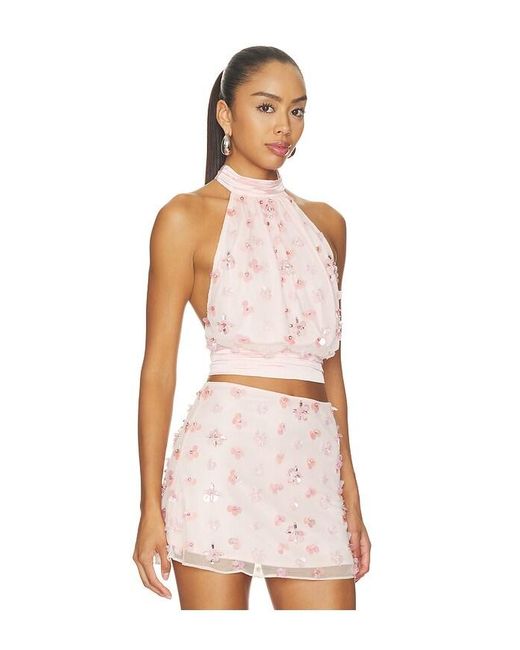 MAJORELLE Red Matilda Top