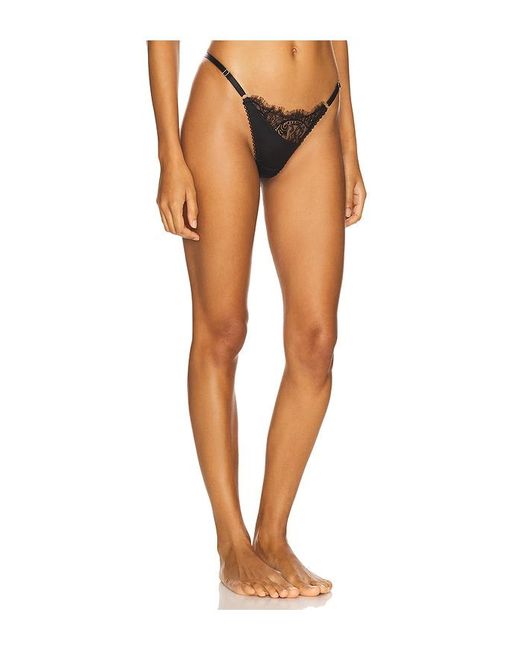 KAT THE LABEL Black Rae Thong
