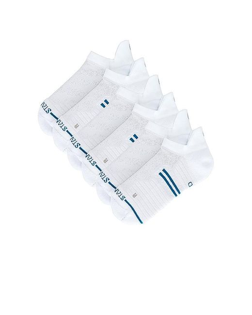 Stance White Athletic Tab 3 Pack Socks for men