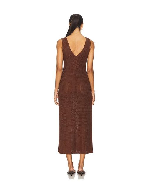Astr Brown Ainhoa Sweater Dress