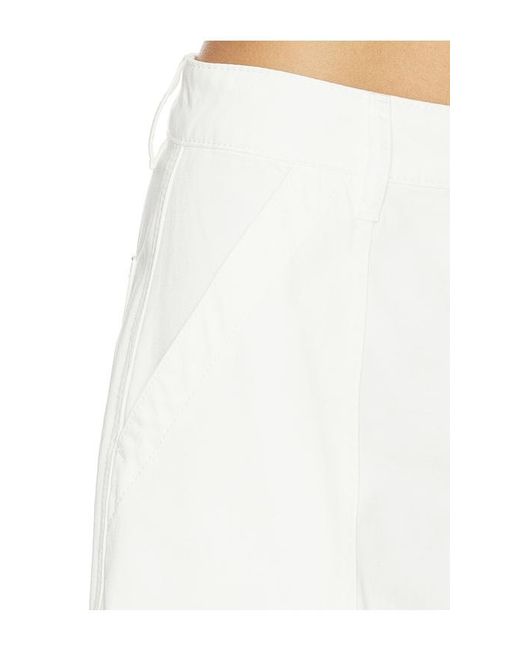 Sanctuary White Boyfriend Utility Pant