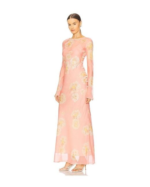 SAU LEE White Gloria Dress