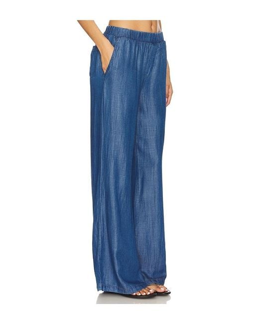 Bobi Blue Wide Leg Pant