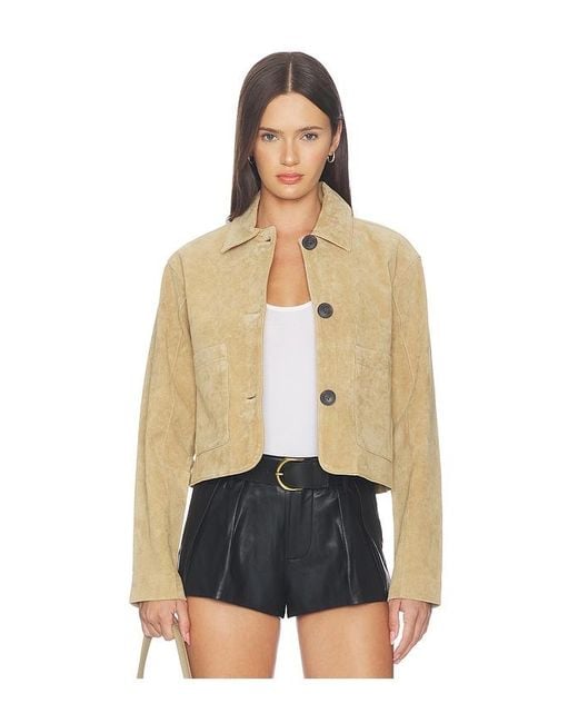 Chaqueta Suede En Color Bronce Talla (También En M, S, Xs) Blank NYC de color Multicolor