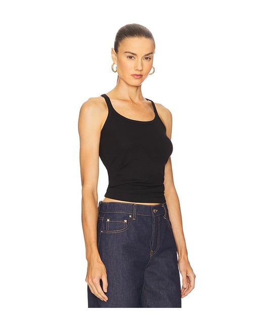 GRLFRND Black Slim Racer Tank