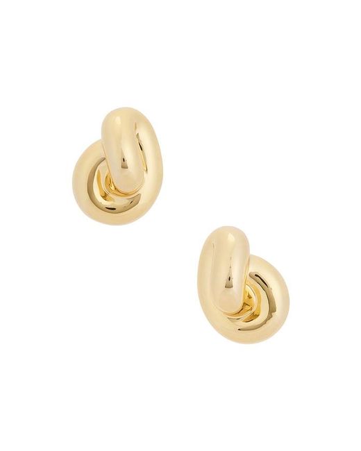 Jennifer Fisher Metallic Small Knot Stud Earrings