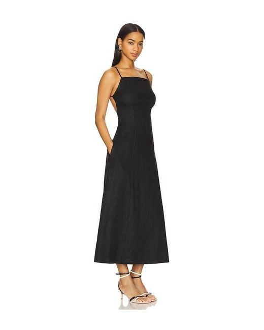 Tularosa Black Jaxi Midi Dress