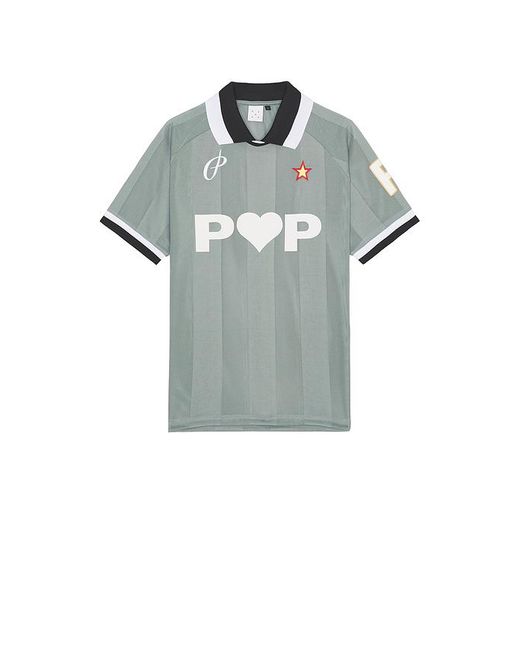 Pop Trading Co. Blue Sportif Short Sleeve Shirt for men
