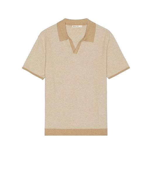 Marine Layer Natural Liam Sweater Polo for men