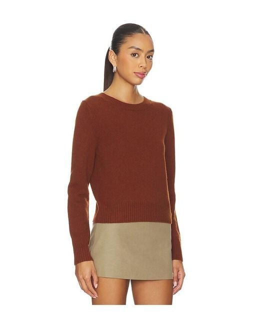 Elodie the Label Brown Sweater Mit Rundhalsausschnitt Laon