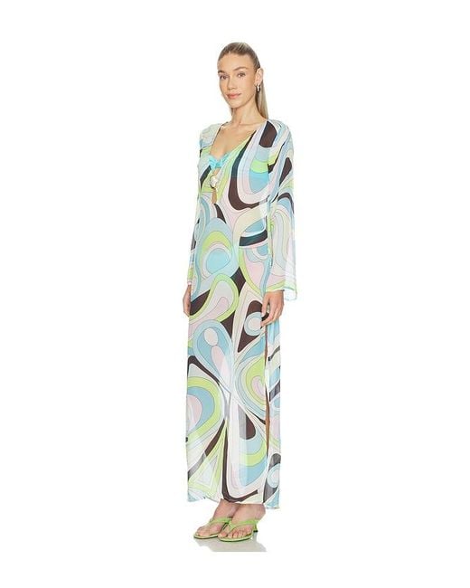 Cin Cin Blue Hotline Moonstone Maxi Dress