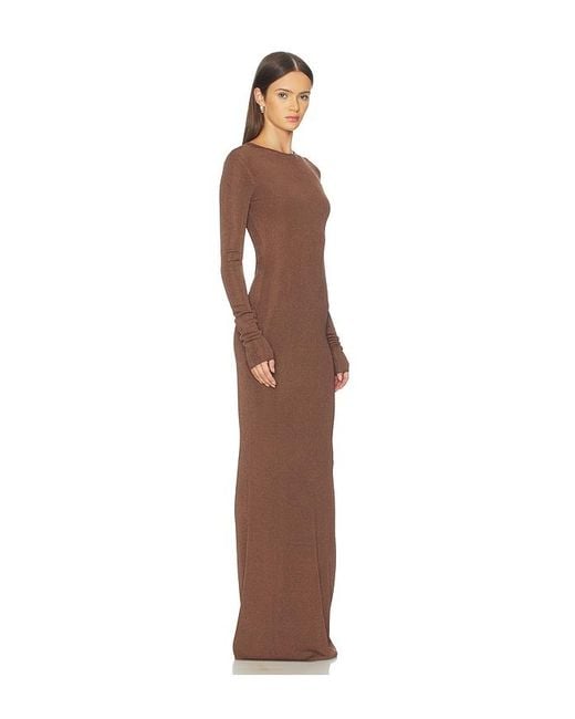 Lovers + Friends Brown Maize Maxi Dress