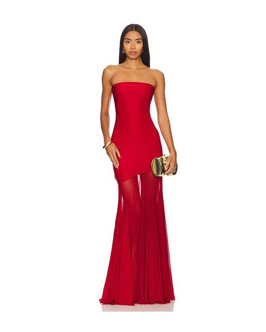 Deme by Gabriella Red Dahlia Gown