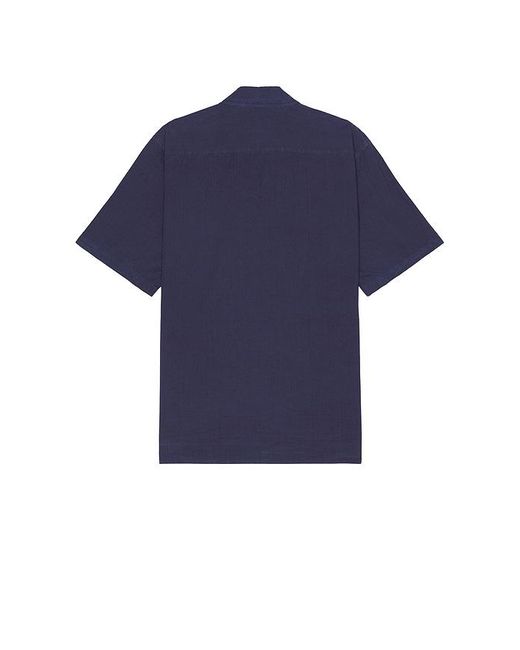 Norse Projects Blue Carsten Cotton Shirt for men