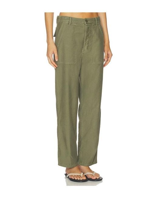 Nili Lotan Green Earl Pant