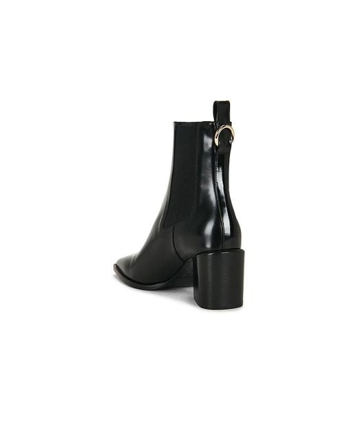 Anine Bing Black Livia Chelsea Boot