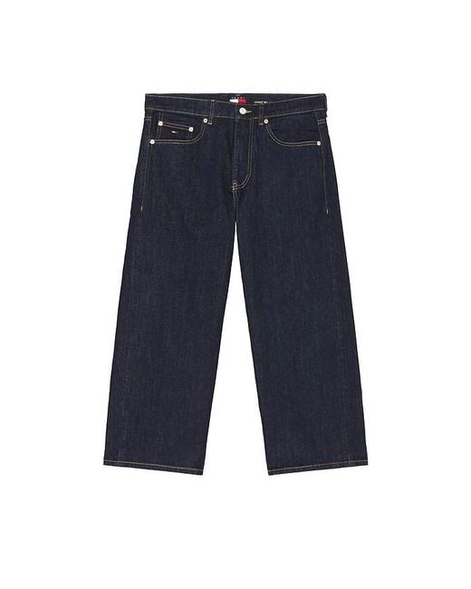 Tommy Hilfiger Blue Jaimie Relaxed Straight Crop Jeans for men