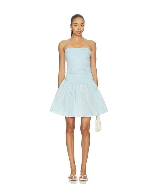 By Malene Birger Blue Marcia Mini Dress
