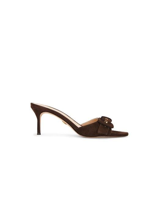 Veronica Beard Brown Tia Buckle Sandal