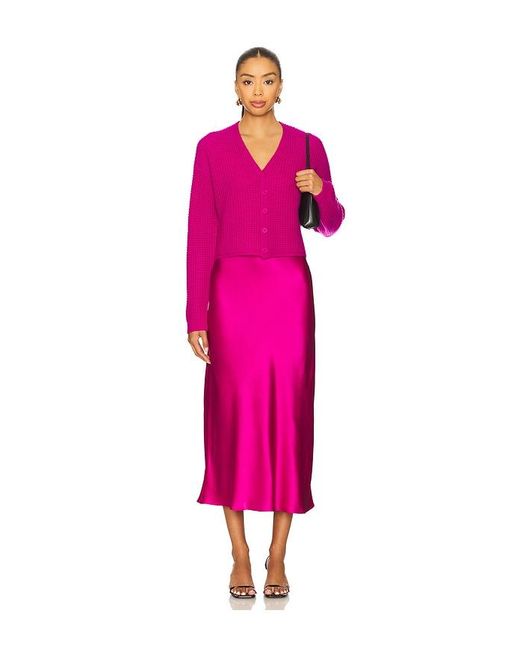 SABLYN Pink Bianco Cropped Cardigan